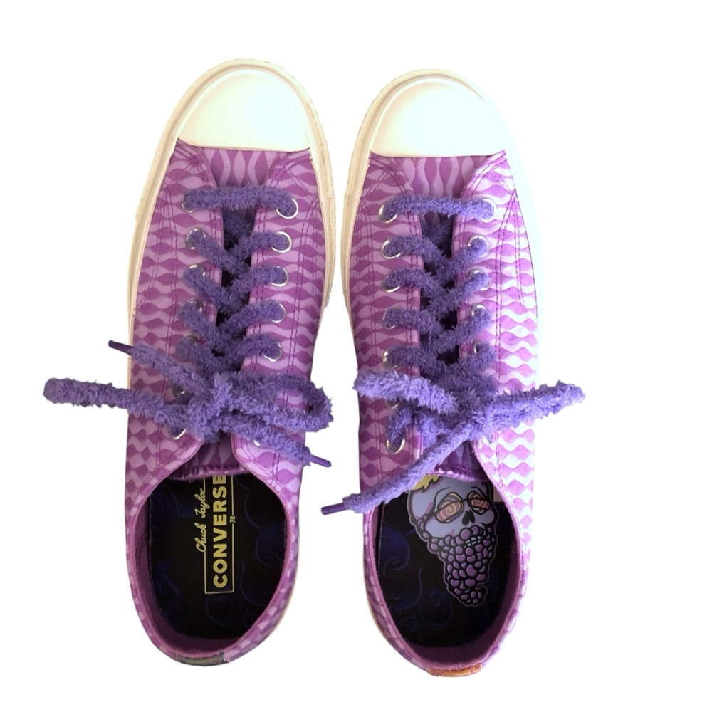 Converse Chuck Taylor 70 Granddaddy Jelly Purple 10.5 Low Top Rainbow - Picture 6 of 14